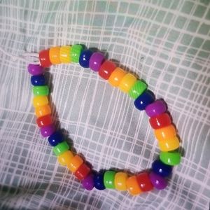 Rainbow beaded bracelet